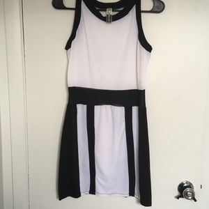 Black and white dress